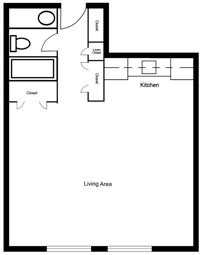 Chateau West - Studio Suite B